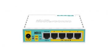 MIKROTIK- ROUTERBOARD RB 750UPR2 HEX POE LITE 650MHZ 64MB L4