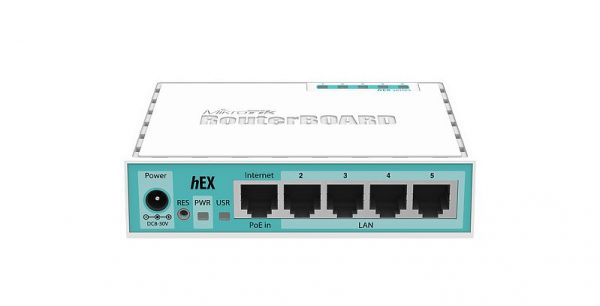 MIKROTIK- ROUTERBOARD RB 750GR3 HEX 880MHZ 256MB L4 - Imagen 3